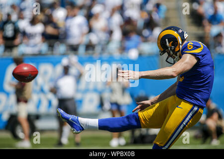 Carolina Panthers Punter Johnny Hekker (10) Warms Up Before An NFL ...