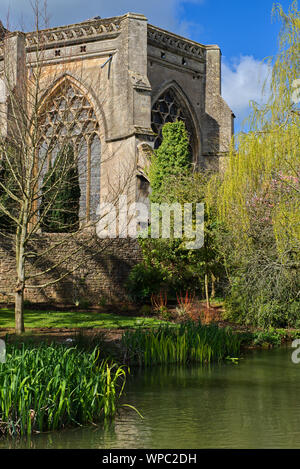 Exterior view of the Lady Chapel at Wells Cathedral. Stock Photo