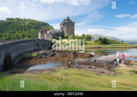 Eilean Donan Castle in western Scotland Stock Photo
