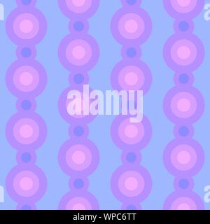 Abstract flat seamless pattern with dotted garlands. Timeless simple vector pattern. Stock Vector