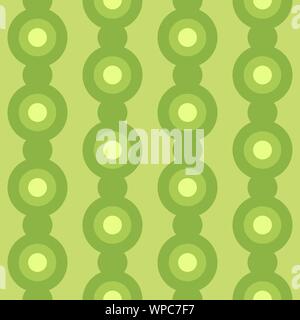 Abstract flat seamless pattern with dotted garlands. Timeless simple vector pattern. Stock Vector
