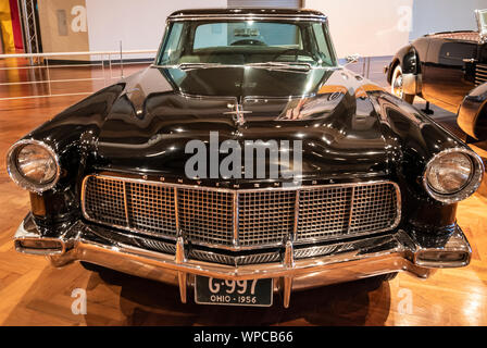 Dearborn, Mi, Usa - March 2019: The 1956 Continental Mark II sedan presented in the Henry Ford Museum of American Innovation. Stock Photo