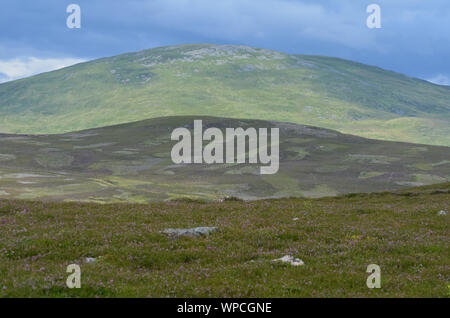 Moorland along the Sgor Buidhe trek near Ballater, Cairngorm mountains, Scotland Stock Photo