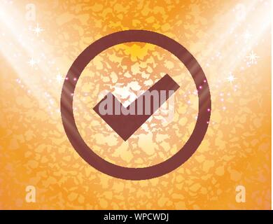 Text box and checkmark. Vector illustration Stock Vector Image & Art ...
