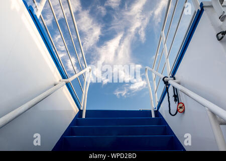 stairway to heaven, concept of new opportunities Stock Photo