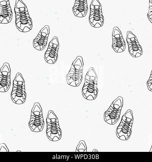 Run motivation background. Seamless sport pattern. Vector illustration Stock Vector