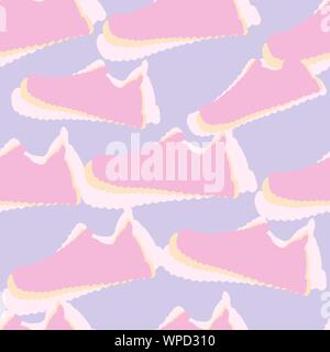 Run motivation background. Seamless sport pattern. Vector illustration Stock Vector