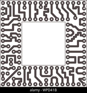 Vector electronic element - slot Stock Vector