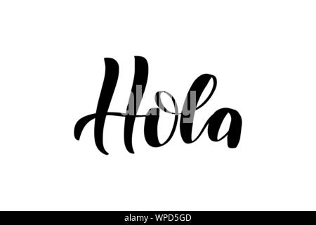 Inspirational handwritten brush lettering . Vector calligraphy illustration  Stock Vector