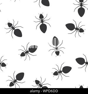 Seamless vector texture - ants pests Stock Vector