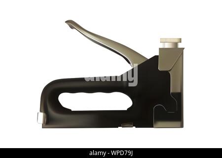Construction stapler. Vector illustration. Working tools. Detailed realistic icon. Stock Vector