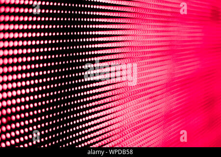 Background red screen technology LED modern and beautiful. Stock Photo