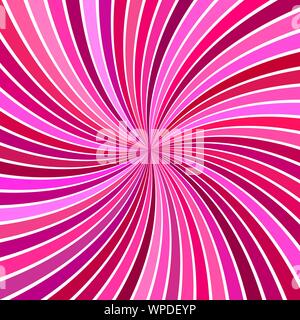 Pink abstract hypnotic spiral ray stripe background - vector graphic ...