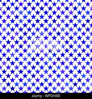 Abstract seamless pentagram pattern - vector background illustration Stock Vector
