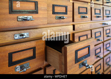 Old Drawer Vintage Archive Cabinet Vintage Furniture Stock