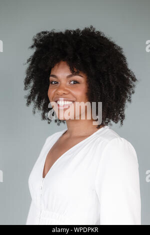 Hamburg, Germany. 14th Aug, 2019. The Swiss singer Melina M'Poy is in her dressing room. As the first cast she plays the Nala in the Hamburg production of the musical 'König der Löwen'. Credit: Markus Scholz/dpa/Alamy Live News Stock Photo