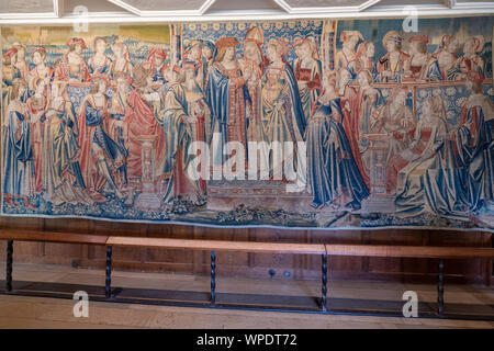 Hever Castle Interior, Kent, UK Stock Photo - Alamy