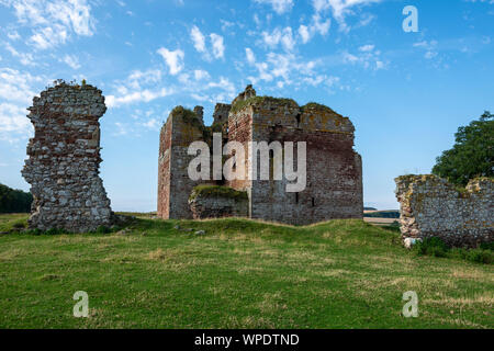 Cessford Castle in the Scottish Borders, The castle although a ruin ...