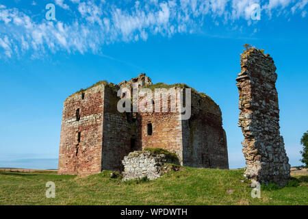 Cessford Castle in the Scottish Borders, The castle although a ruin ...