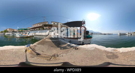 360 degree panoramic view of Stoupa Greece 360