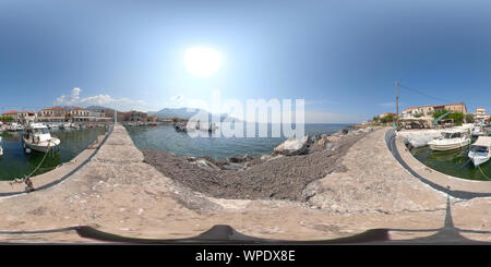 360 degree panoramic view of Stoupa Greece 360