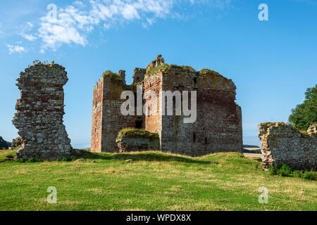 Cessford Castle in the Scottish Borders, The castle although a ruin ...