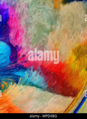 Abstract art for sale, stock. High resolution texture background, pattern for graphic design decor of label, invitation, cards or web banners. Oil pai Stock Photo