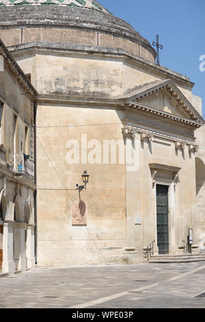 Church of Santa Maria della Porta or St. Louis, Lecce, Italy Stock Photo