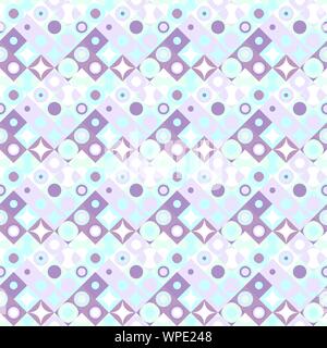 Diagonal geometrical pattern background - colorful abstract vector design Stock Vector