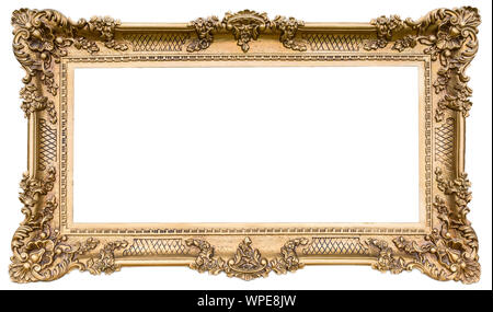 golden picture frame landscape Stock Photo - Alamy