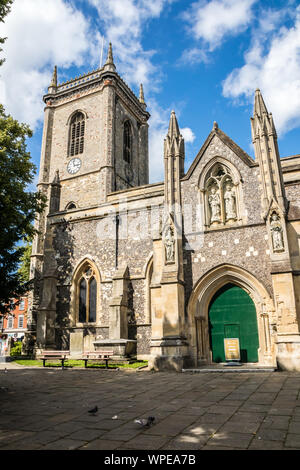 All Saints parish church, High Wycombe, Buckinghamshire, England Stock Photo