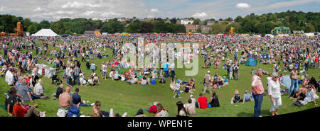 Crowds at Durham Miners' Gala, 2014 Stock Photo