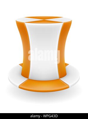 soccer football fans attribute hat vector illustration isolated on white background Stock Vector