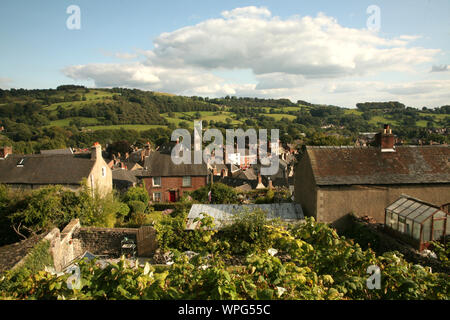 General view of Wirksworth, Derbyshire, UK Stock Photo