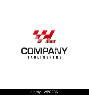 Auto speed letter L logo template vector illustration Stock Vector
