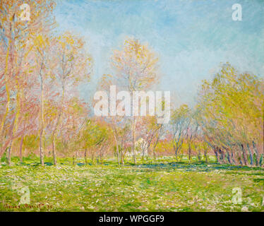 Claude Monet, Spring in Giverny, landscape painting, 1890 Stock Photo