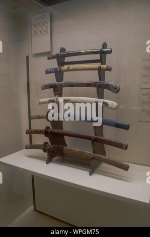 Daggers and short swords | Edo Period | Japan | V&A, London. Stock Photo