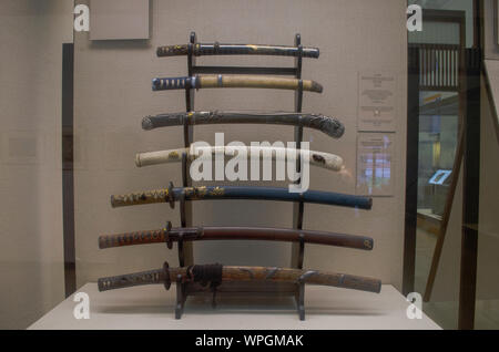 Daggers and short swords | Edo Period | Japan | V&A, London. Stock Photo