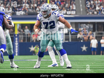 Sep 08, 2019: Dallas Cowboys center Travis Frederick #72 during an NFL game between the New York Giants and the Dallas Cowboys at AT&T Stadium in Arlington, TX Dallas defeated New York 35-17 Albert Pena/CSM Stock Photo