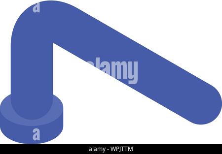 Ventilation pipe icon, isometric style Stock Vector