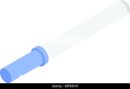 Lab pipette icon, isometric style Stock Vector