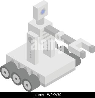 metal monster isometric icon vector illustration Stock Vector Image ...