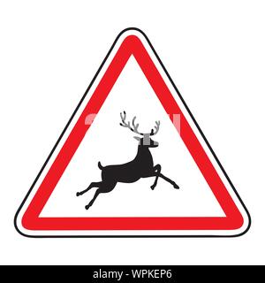 Beware of the Deer Stock Vector