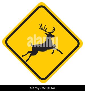 Beware of the Deer Stock Vector