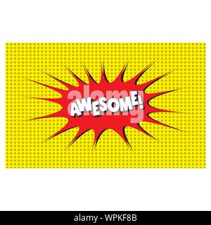 awesome Stock Vector