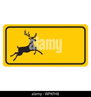 Beware of the Deer Stock Vector