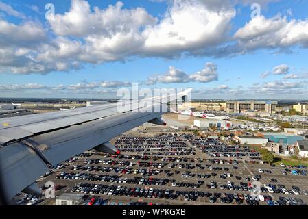 Aerial view heathrow airport hi-res stock photography and images - Alamy