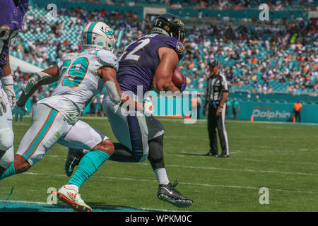 Baltimore Ravens fullback Patrick Ricard (42) prior to an NFL football game  against the Denver Broncos, Sunday, Oct. 3, 2021, in Denver. (AP  Photo/David Zalubowski Stock Photo - Alamy