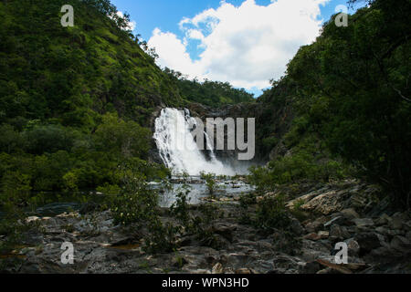 Mangrove Beach at Bloomfield Track in North Queensland, Daintree Rainforest, Cape Tribulation, Australia Stock Photo