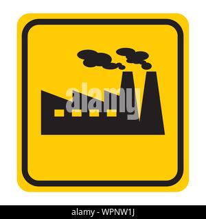 Factory building logo design. Modern industrial logo design Stock ...